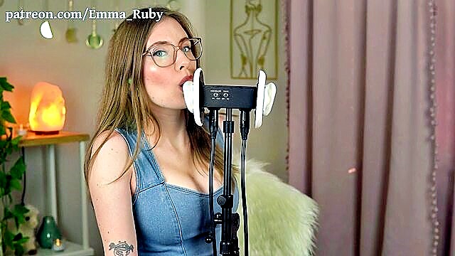 emma, ruby, ear licking - emma ruby asmr whipgan häx