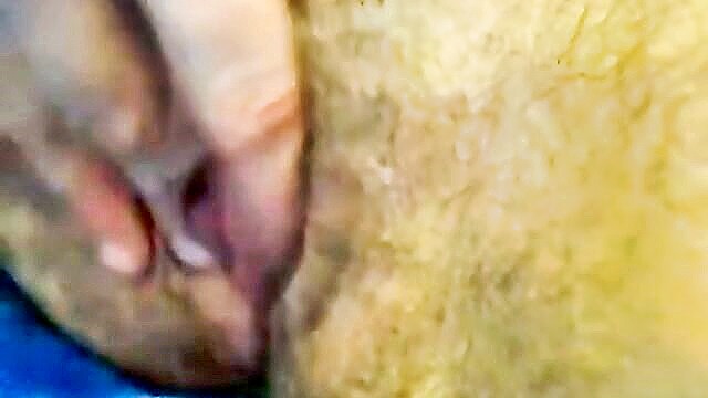 close-ups, clit, hairy - hairy wife pussy close up