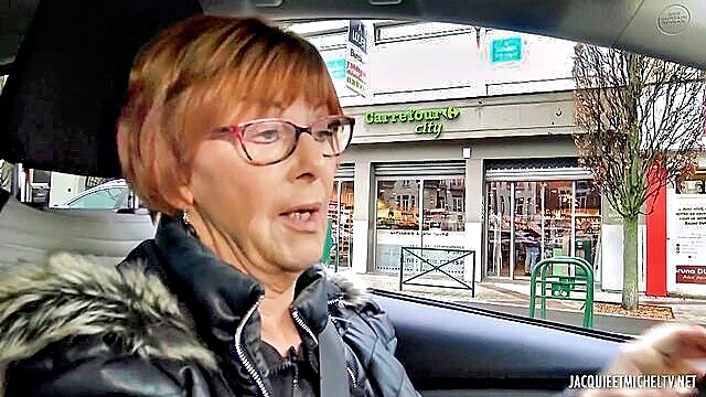 granny jackie horny milf in stockings : Jacquie Et Michel TV