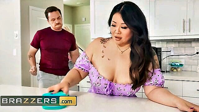 wild threesome with big cocks : Brazzers