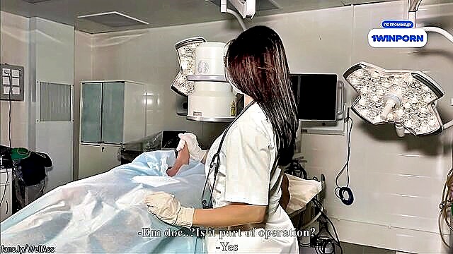 PerseyDiana - nurse gives patient a handjob