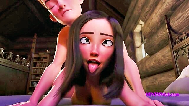 creampie, big tits, anal - hentai lesbian parody