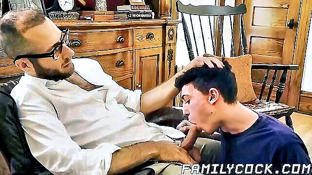 creampie, big cock, blowjob - doggystyle anal stepdad