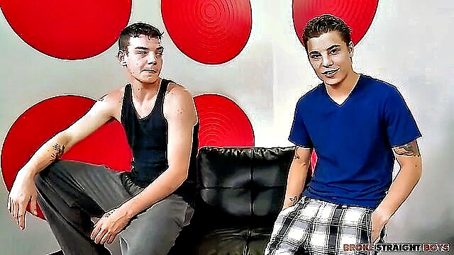 amateur, blowjob, straight guy - tyler white pounded by ryan fields