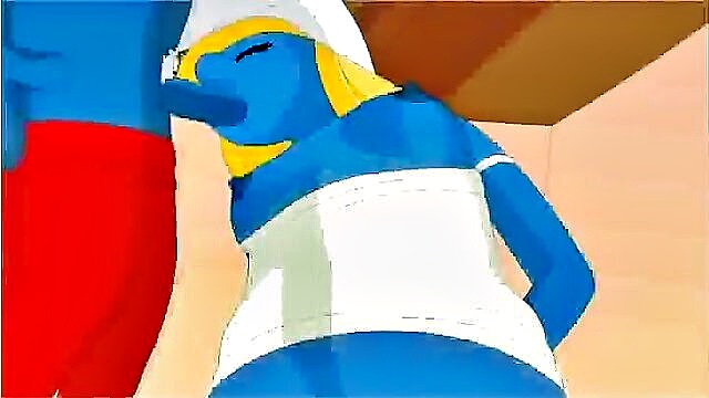 smurfs, smurfette, papa smurf - smurfette sex scene