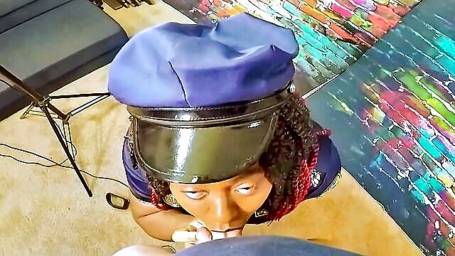 black, cop, al sex - ebony racial ass fuck