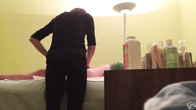 hidden, cam, wax - handjob from wax master