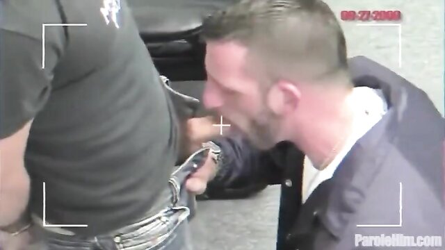 bareback, blowjob, gay - cops bang suspects hard