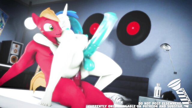 james gordon (dc comics), spirit, shantae (shantae) - big macintosh futa vinyl scratch part 2