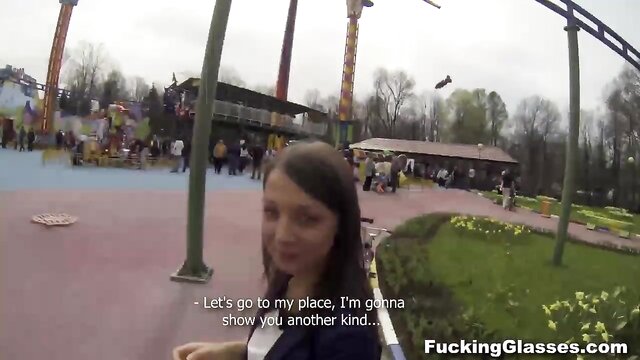 cumshots, coed, natural - public teen pickup