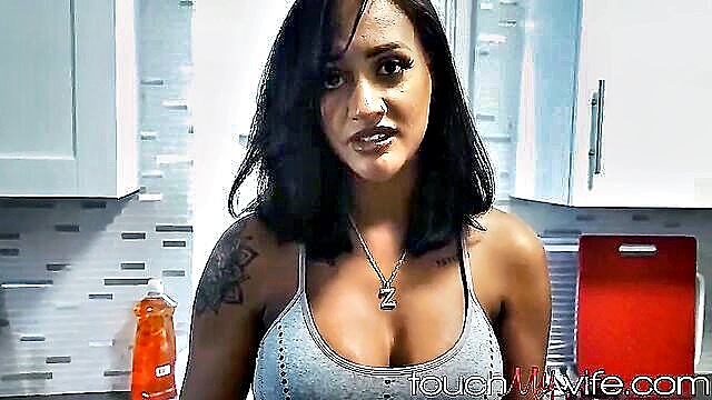 cheating, big natural boobs, big wifes tits - jealous cuckold wife big boobs