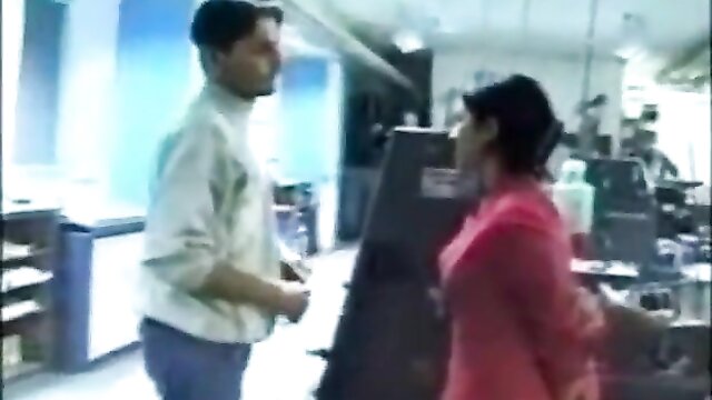 indian, blow job, ass fuck - indian babe gives a blowjob and gets her ass fucked in the office
