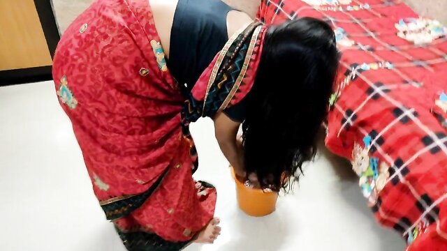 Indian bhabhi, Desi Bhabhi - indian maid gets wild with stepbrother in hard sex video