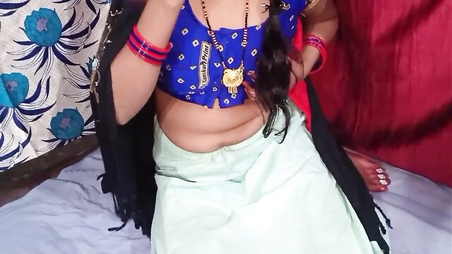 Desi maid, Desi Bhabhi - married couples first night together in hd pov