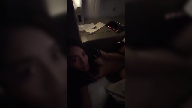 petite asian, petite, girl masturbating - bunnybrowniepublic flight masturbate
