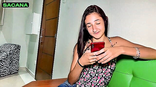 blowjob, amateur, young - fanny mello casting