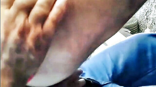 daddy, amateur, bareback - maduro en aparcamiento 6