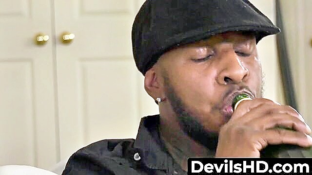 devilshd, hardcore, teen - black mom pens white daughter on bed