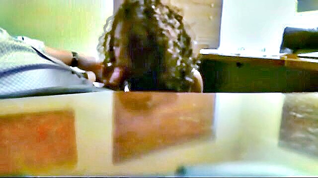 blowjob, big tits, amateur - ebony job interview