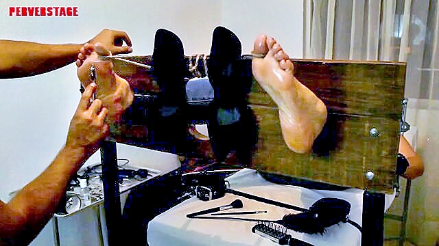 perverstage, tickling, foot fetish - feet tickling sexy