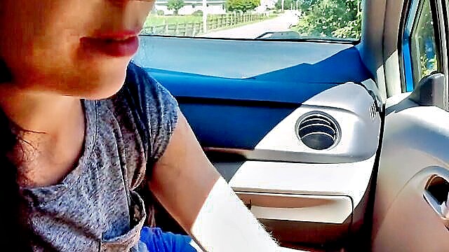 public, fetish, amateur - wee wee on the country road