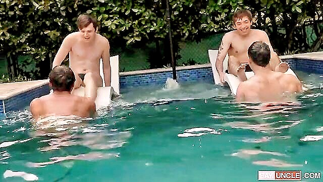 cum shots, action, bareback - family group sex 217