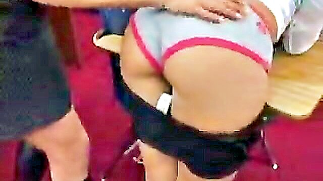 schoolgirl, doggystyle, young (18-25) - perfect round ass spanking