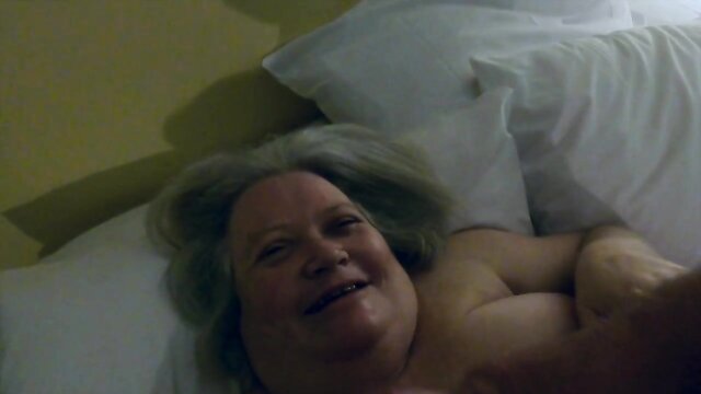 big boobs and a big cock   grannys first cum taste experience : crazygranny0069