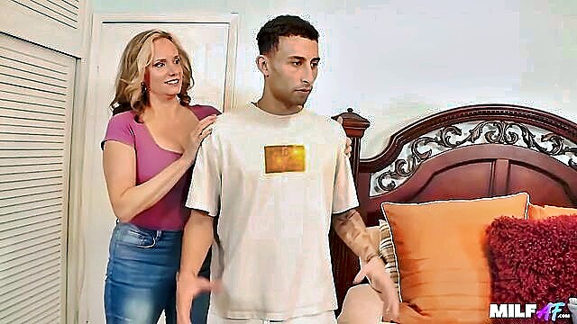 older woman, hardcore sex, hot blonde - nina starrs doggy style