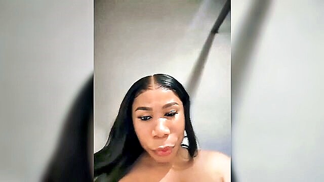 big ass, amateur, big tits - ebony milf masturbation movie