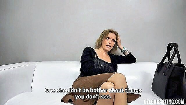 housewife, casting, mature - czech casting amateur