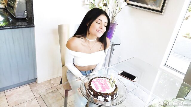 adria rae's gets anal, beautiful brunette babes, playing with sex toys - adria rae anal toys