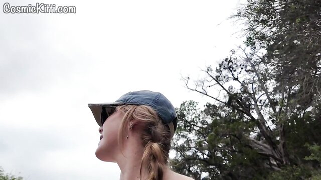 amateur, big tits, blonde - nudist beach vlog