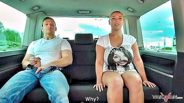 Krystal Swift - busty babe fucked in van krystal swift