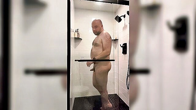 in shower, exposed, exposed fag - fag exposed in shower