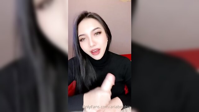 Ariaboobie - ariaboobie asian blowjob