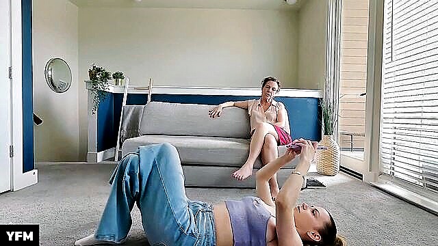 big tits, kissing, milf - kissing lessons video hd free