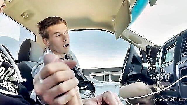 cum shots, action, handjob - stepbrother wake up shot