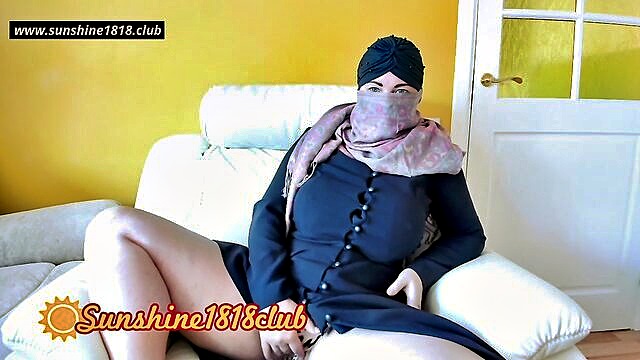 Sugar Babe - muslim arab girl in hijab engages in solo play on webcam tits and pleasure 09-05 apr 12th 2022 webcam