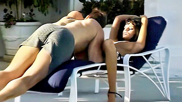 brunette, outdoor, big tits - shameless french film slutty babes