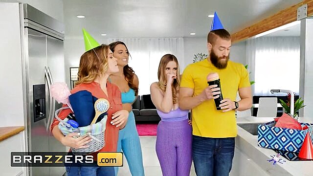 Xander Corvus, Codi Vore, Katie Kush - codi vore and nolina nyx give xander a hot threesome as a birthday present Brazzers