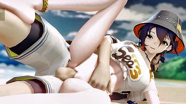 3toes, princess, fujiwara no mokou (touhou) - bunny belle summer poolside