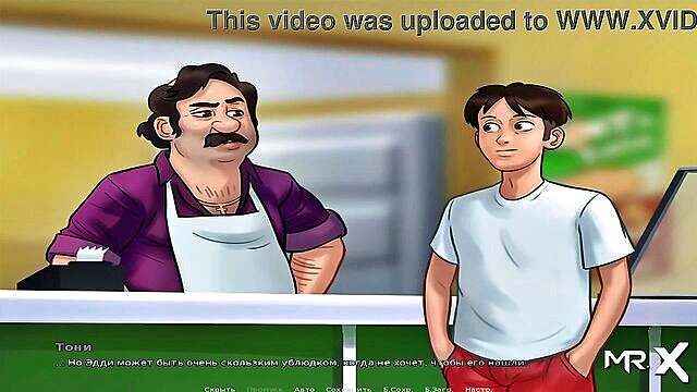 teen 18+, anime, sex - summertime saga masturbation gameplay