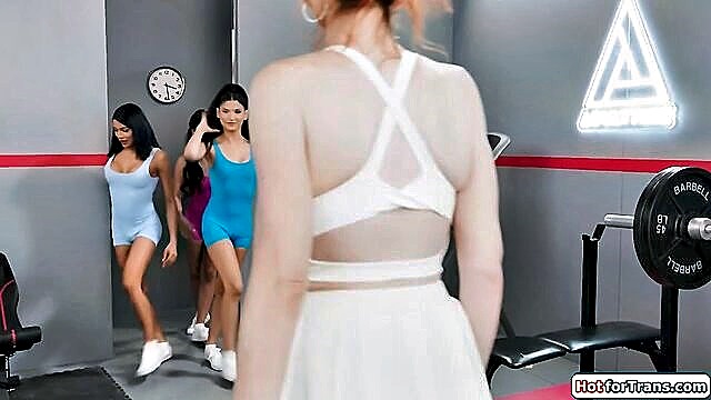shemale, tranny, shemale on shemale - latin tgirls anal enema