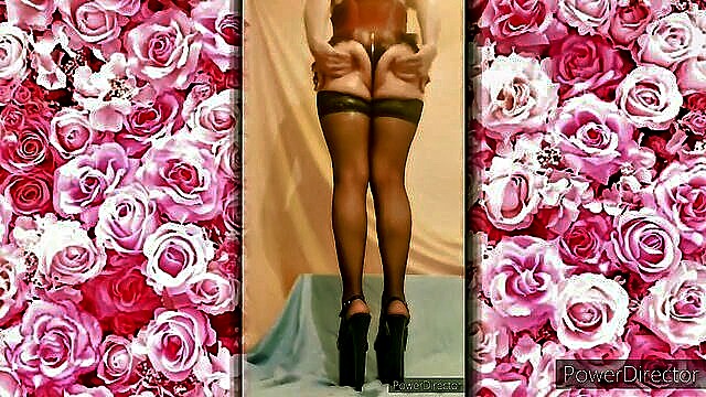 oil, oiled, lingerie - sissy cock compilation pmv