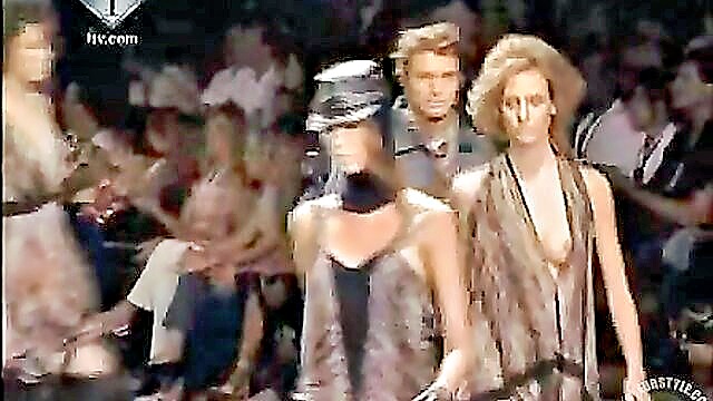 supermodels, tits, naked - supermodel tits on the catwalk