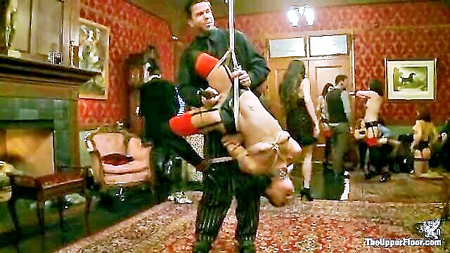 caning, blowjob, bondage - bondage party slaves