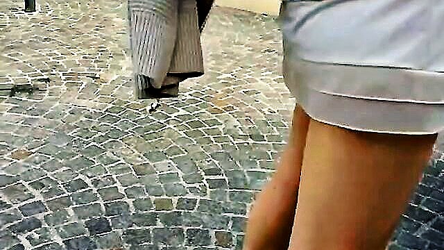 twat, dress, wife - erotic dressing room twat expose