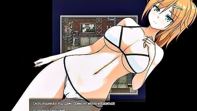 creampie, blonde, cartoon - bent over sex with director