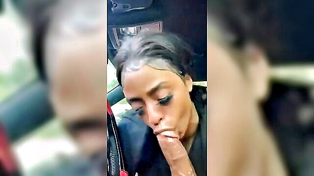 blowjob, fetish, ebony - ebony sister bbc sex in car